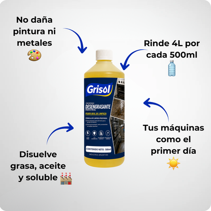 GRISOL Desengrasante Industrial Concentrado