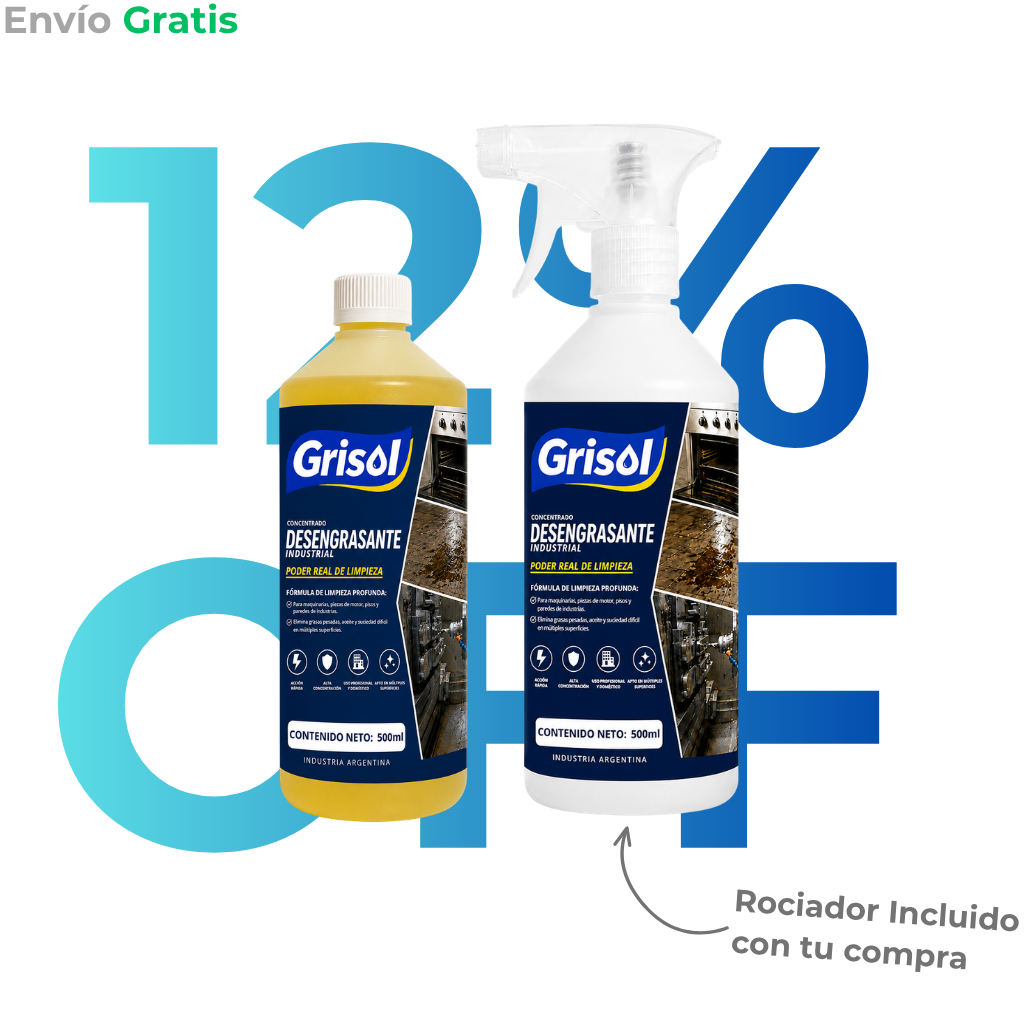 GRISOL Desengrasante Industrial Concentrado