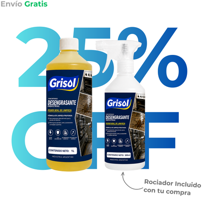 GRISOL Desengrasante Industrial Concentrado